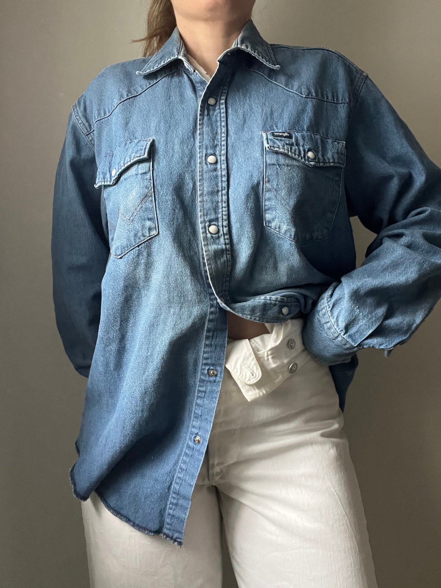 1980s Wrangler Pearl Snap