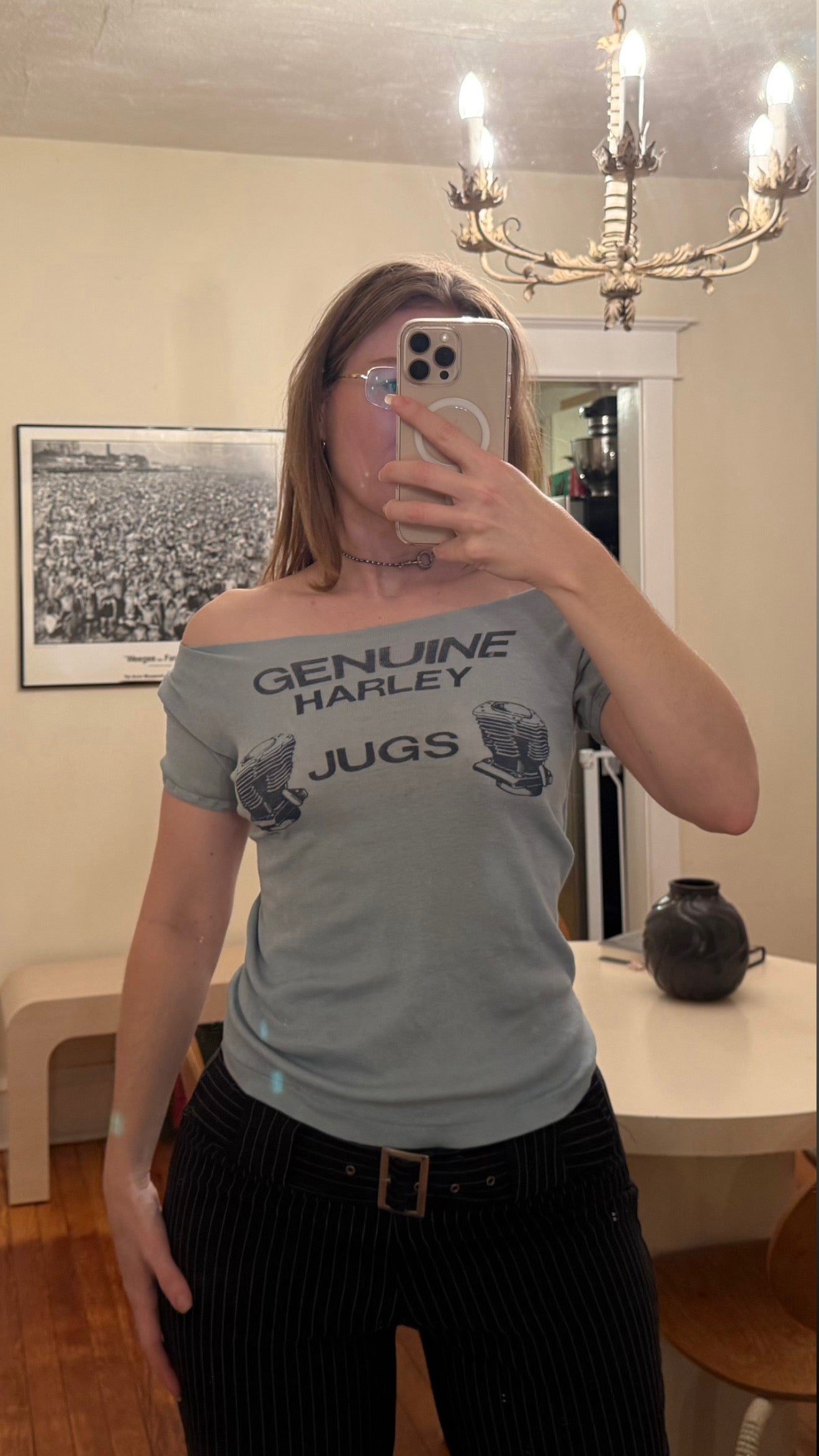 Early 1980s Genuine Harley Jugs Tee S