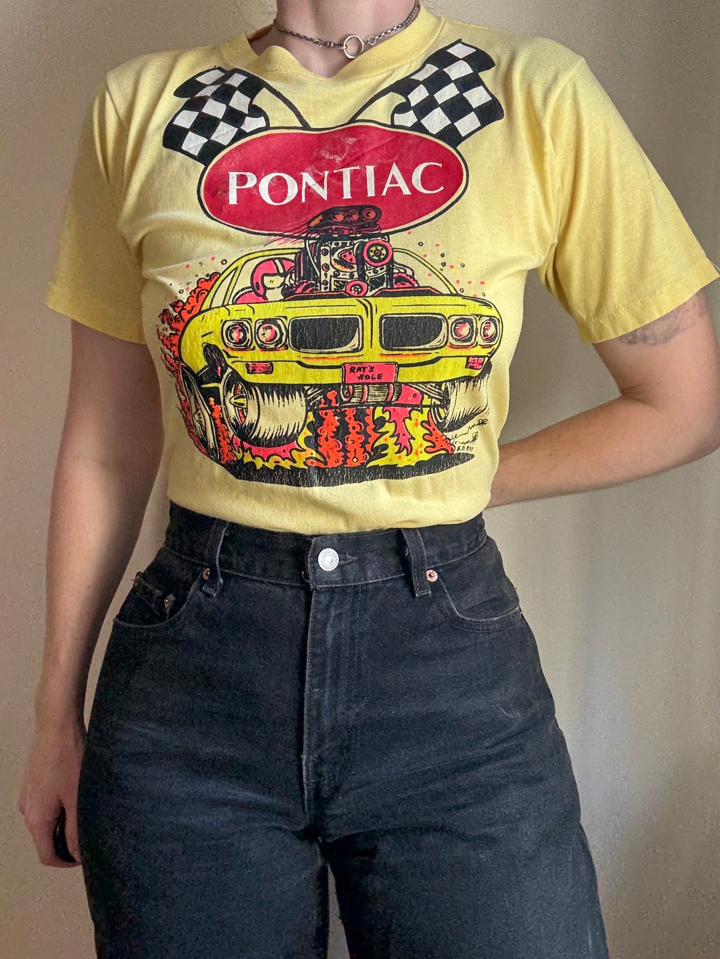 1970s Pontiac Rats Hole Racing Tee S/M