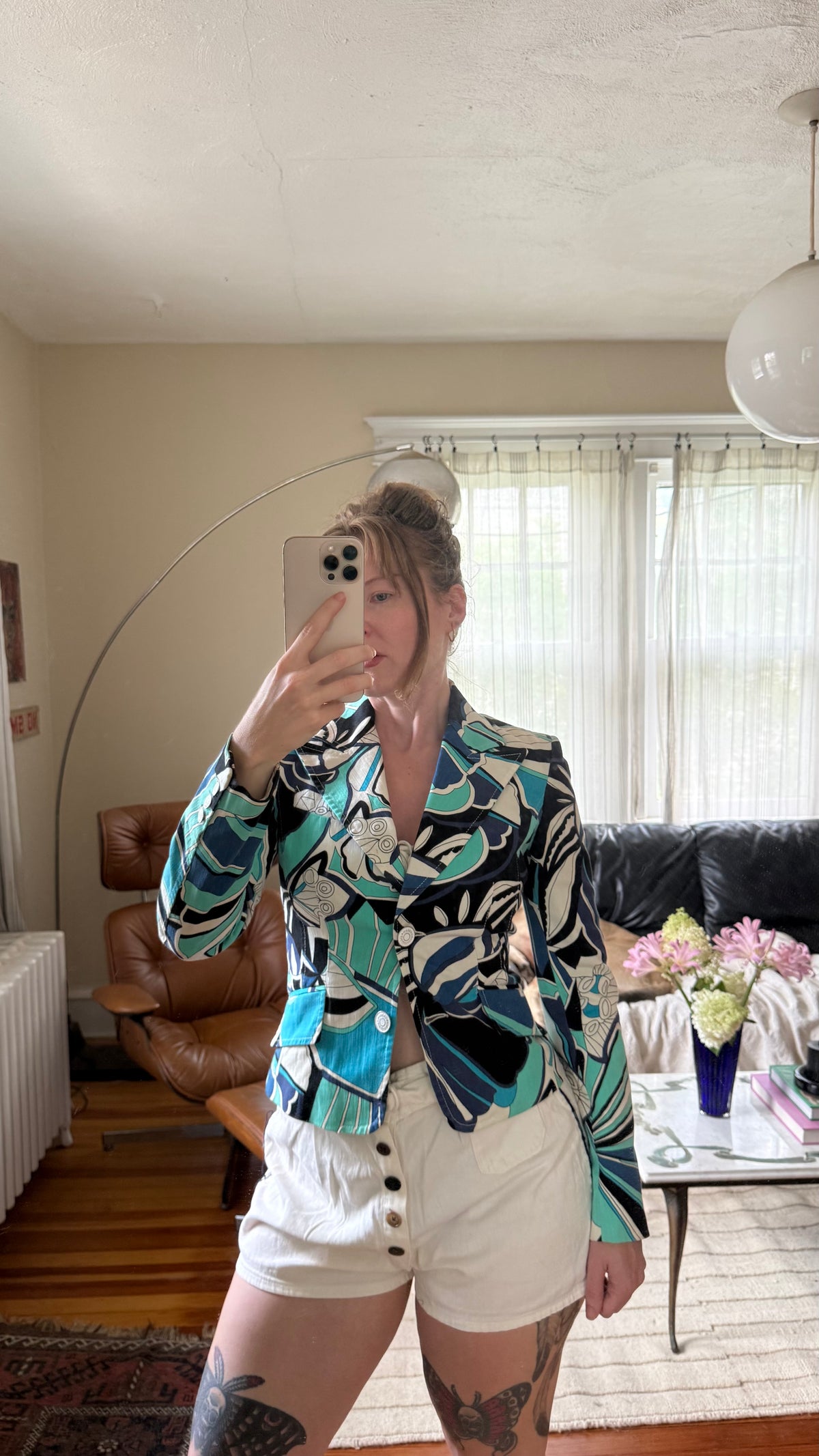 Y2K Dolce & Gabbana Blue 100% Cotton Blazer
