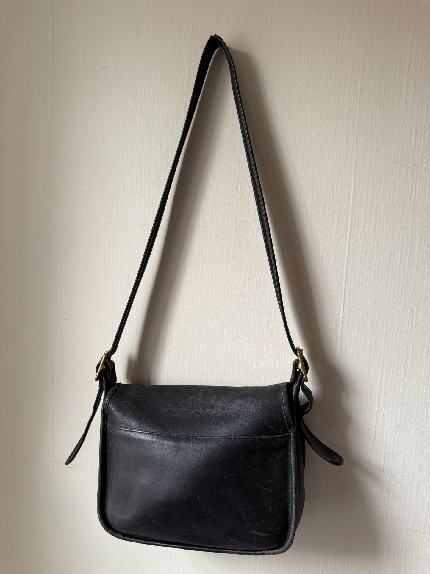Vintage Black Coach Bag Patricia
