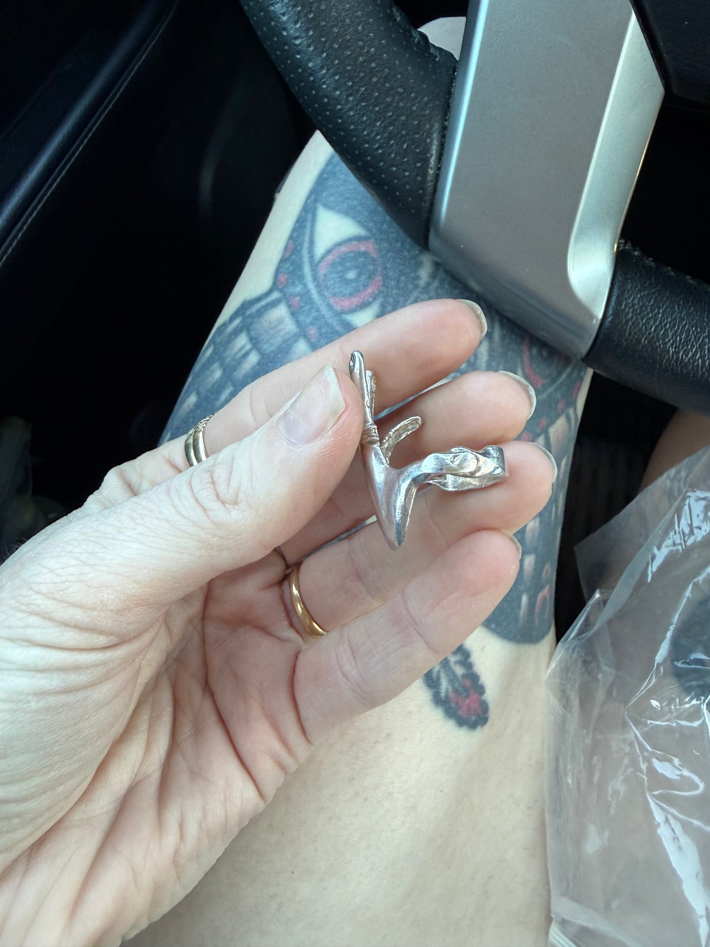 Sterling Silver Hand Ring