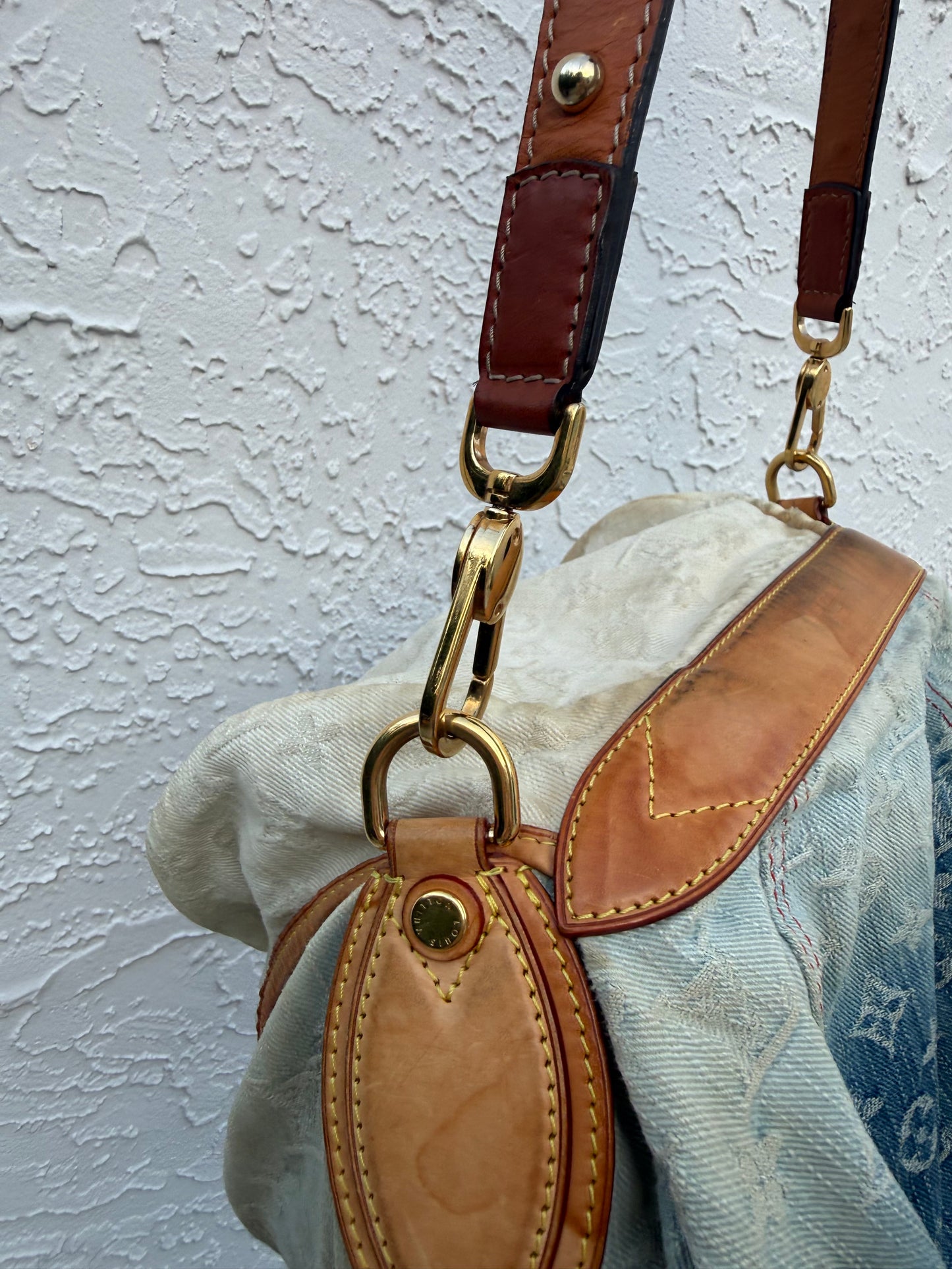 2010 Louis Vuitton Sunshine Denim Bag