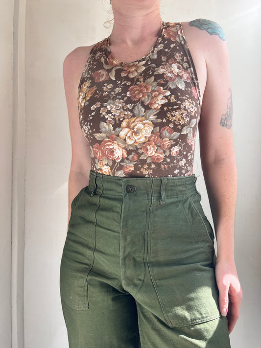 Vintage Floral Bodysuit