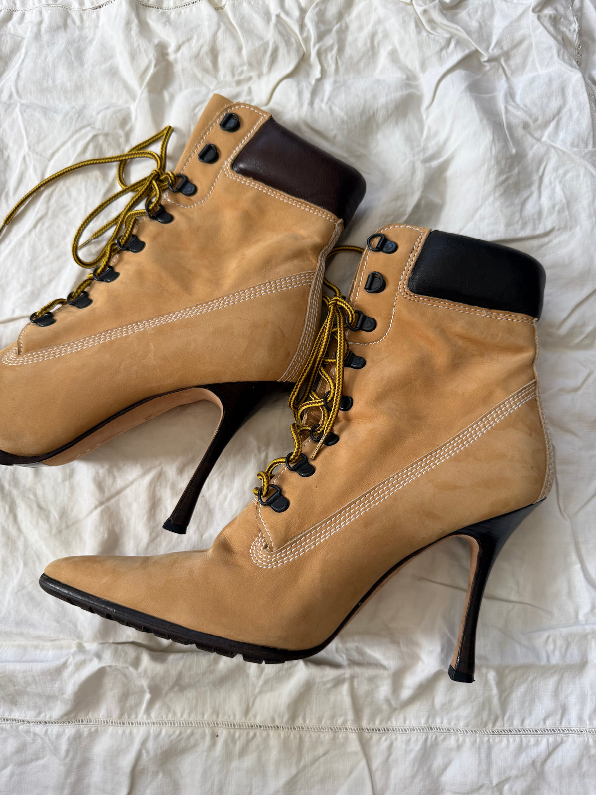 Vintage Manolo Blahnik Oklamod Boots 38.5