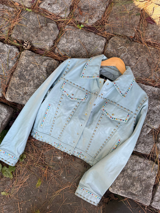 Wilson’s Leather Jeweled Jacket