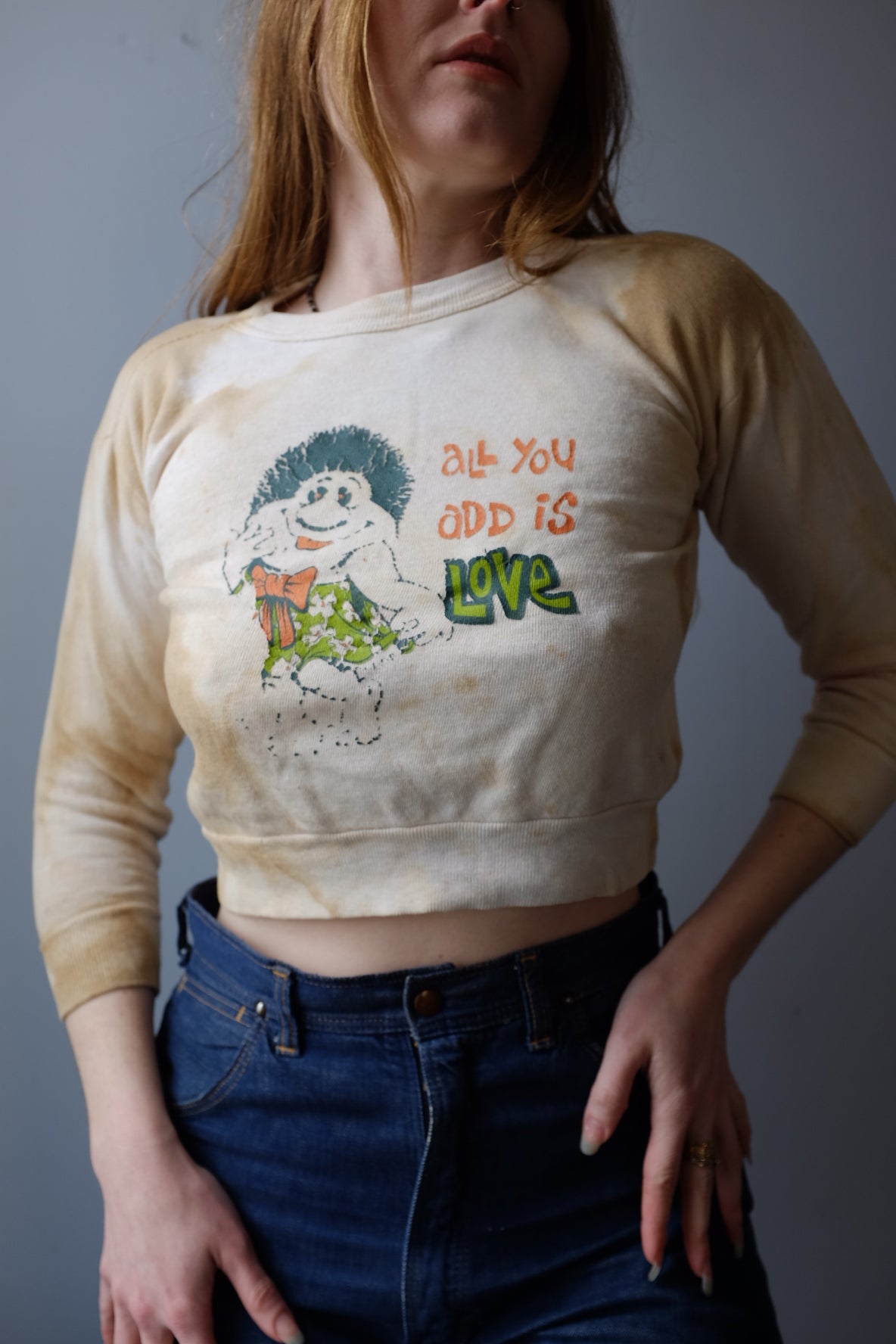 All You Add Is Love 1970’s Crew Neck