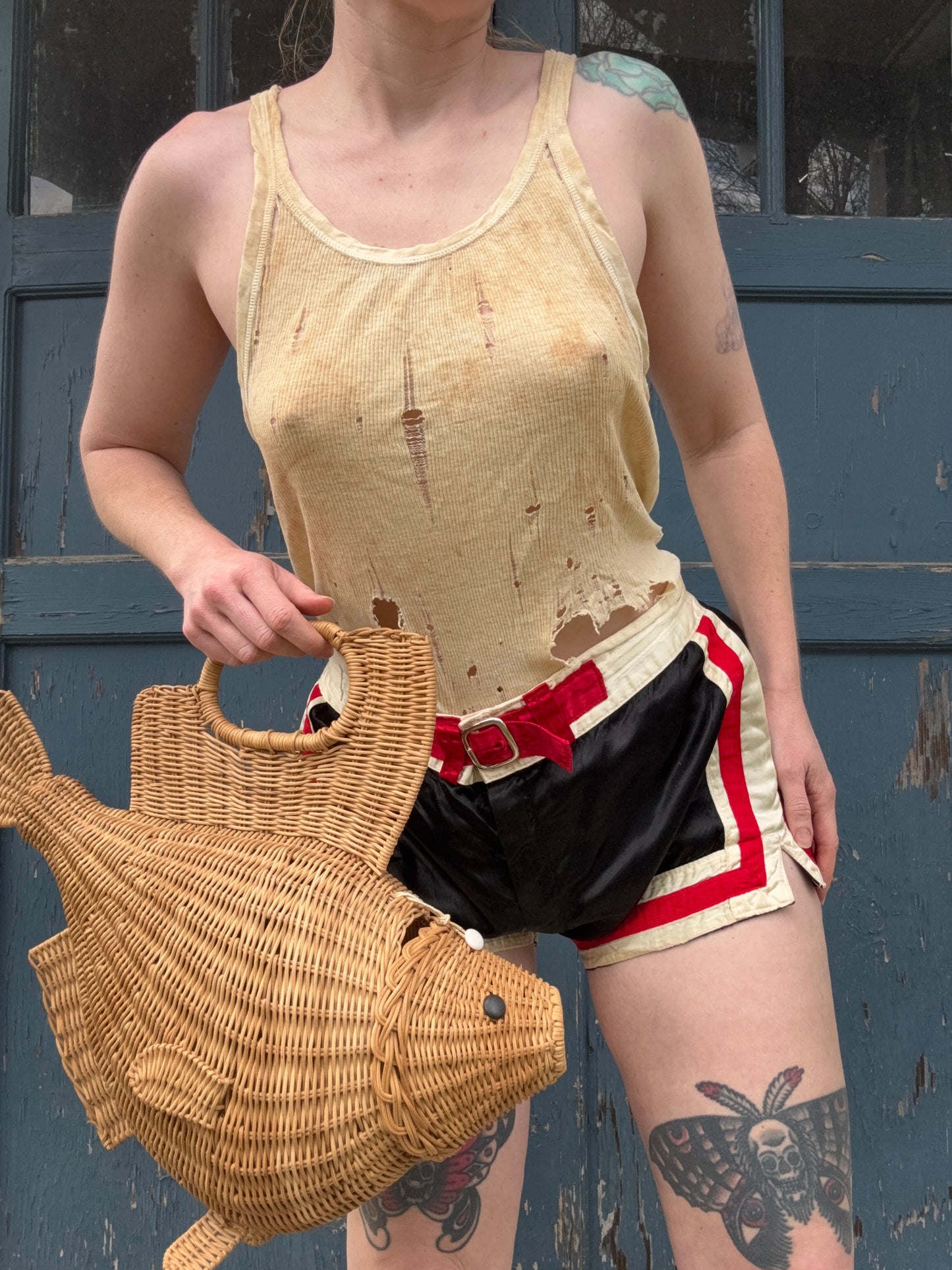 1950s Satin Gym Shorts