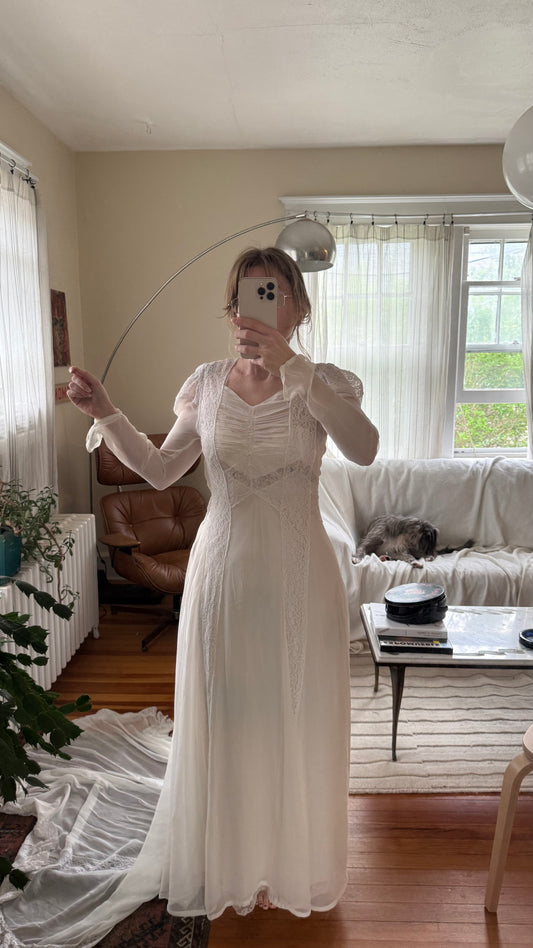 1940s Wedding Dress