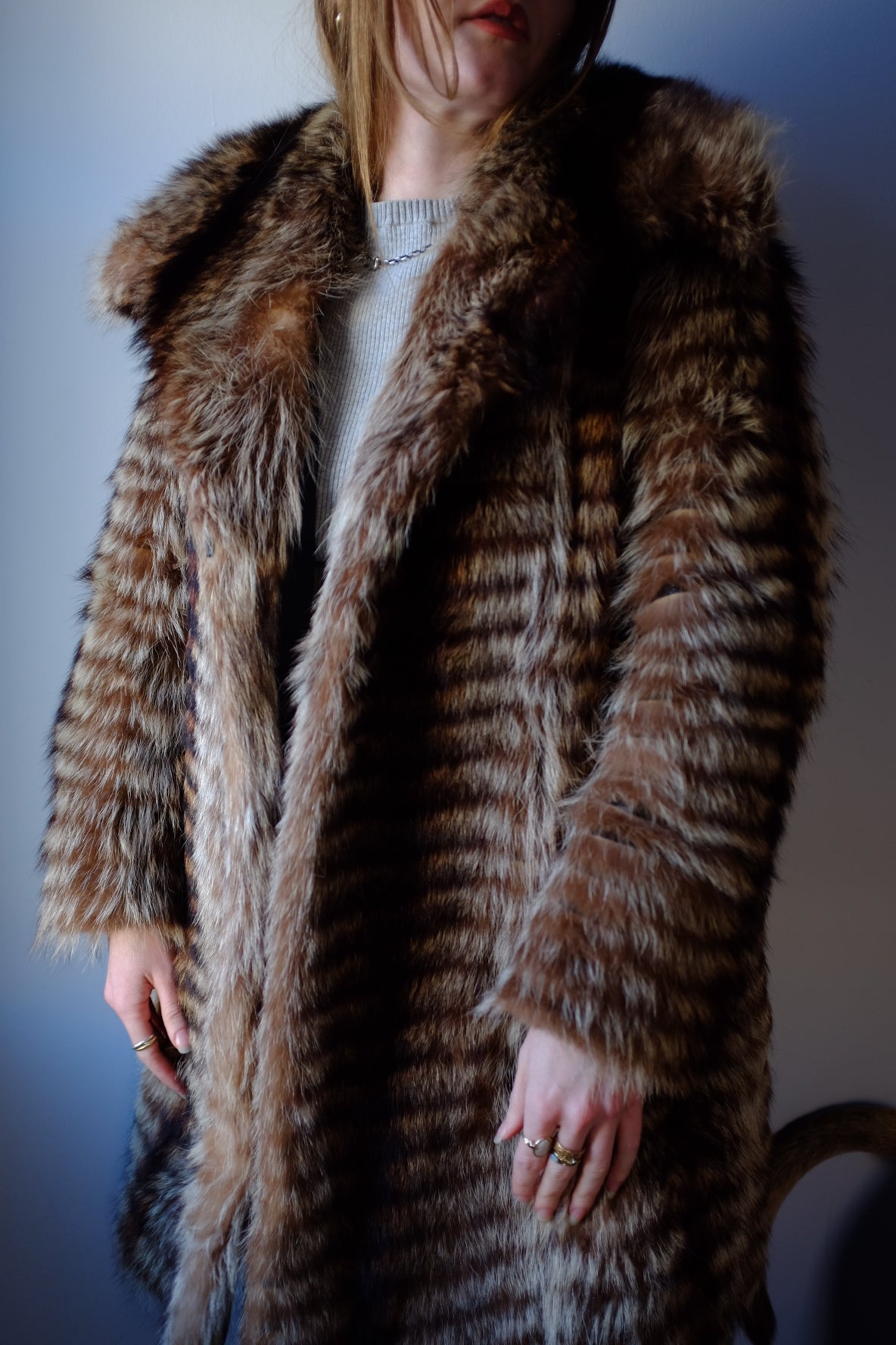 1950s Weasel Fur Coat