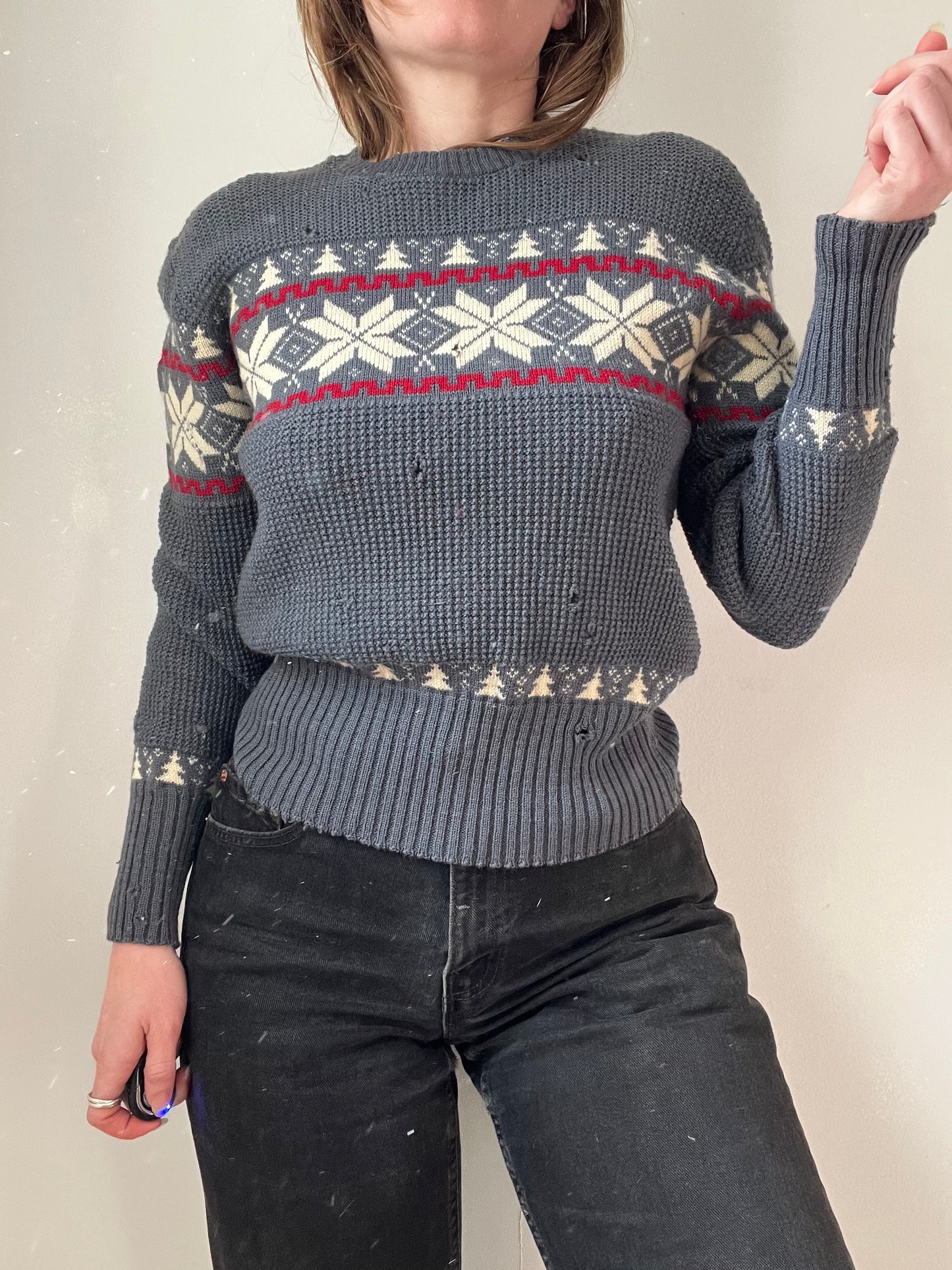 1950s Puritan Wool Grey Sweater