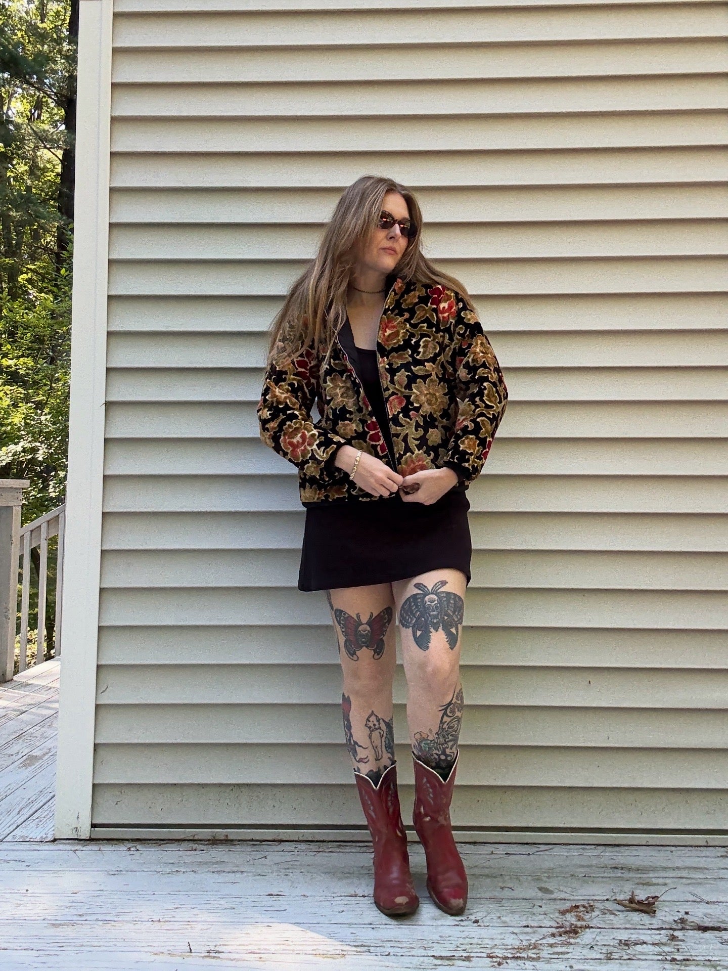 Vintage Floral Carpet Jacket