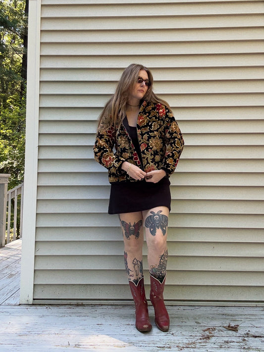 Vintage Floral Carpet Jacket