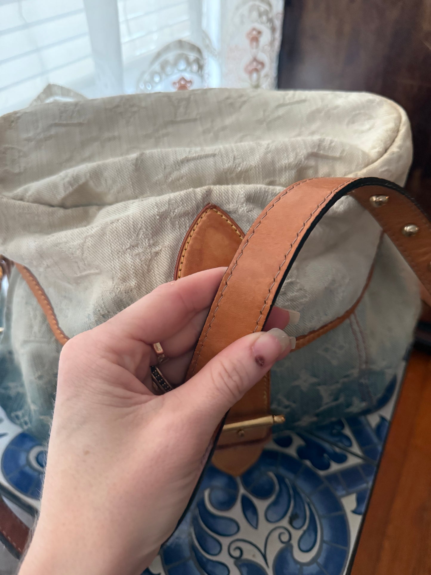 2010 Louis Vuitton Sunshine Denim Bag