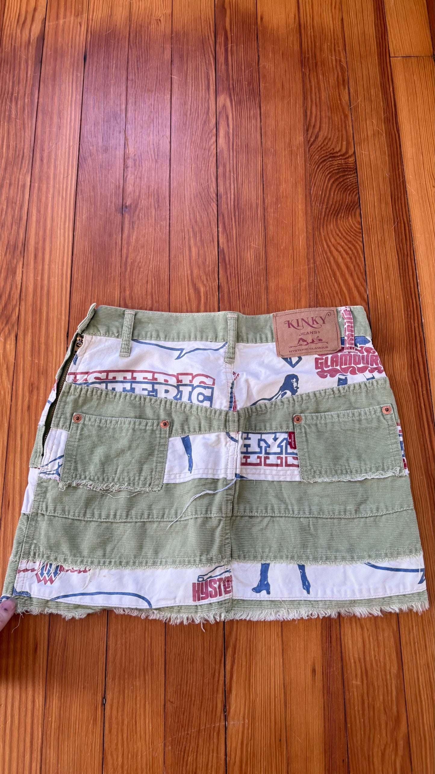 Y2K Hysteric Glamour Patchwork Mini Skirt XS/S