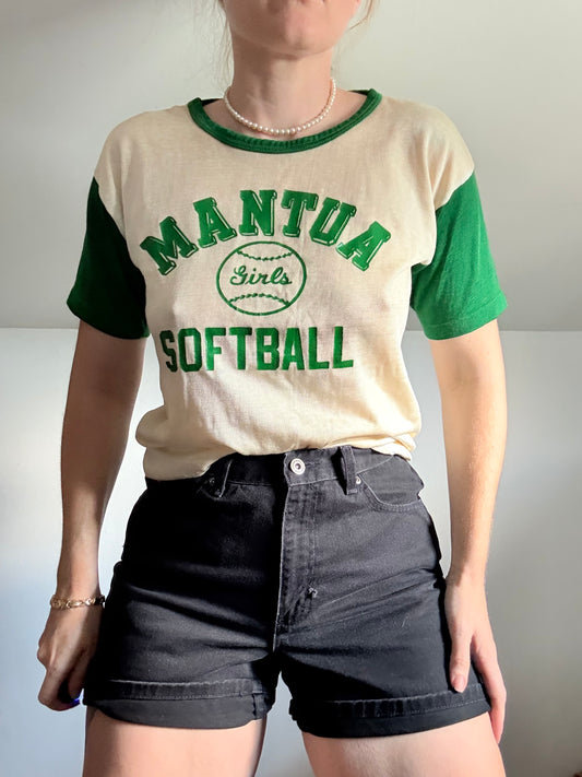 1960s/1970s Mantua Softball Jersey Tee M
