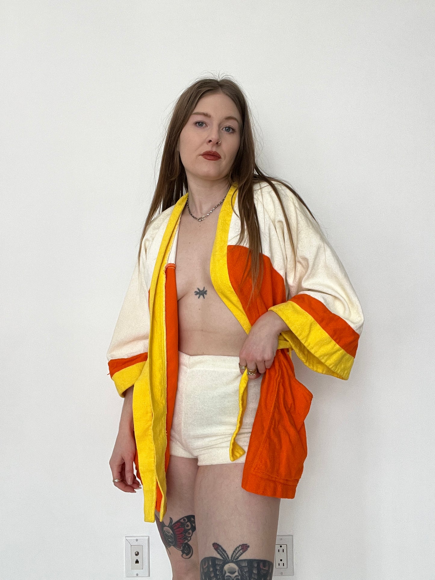 1970s Terry Cloth Robe Set