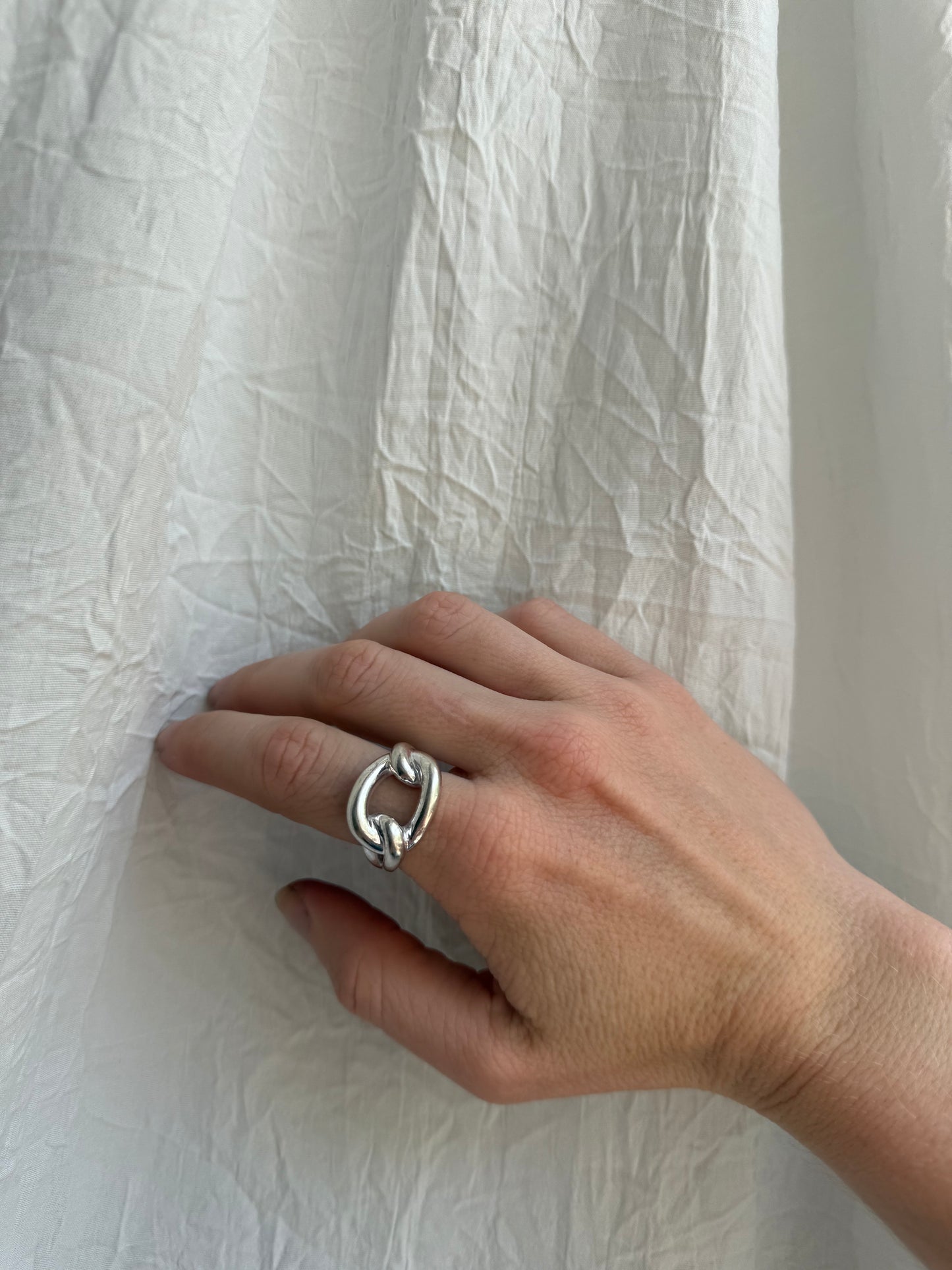 925 Silver Knot Ring & Bondage Ring