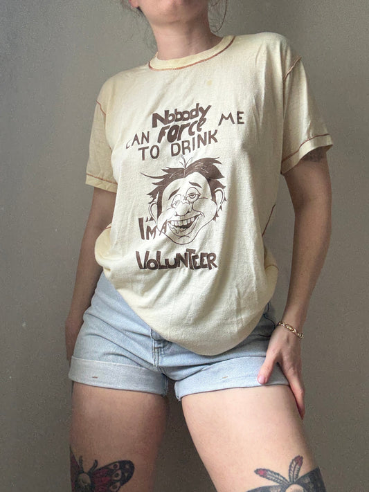 1970s Volunteer Drinker Tee