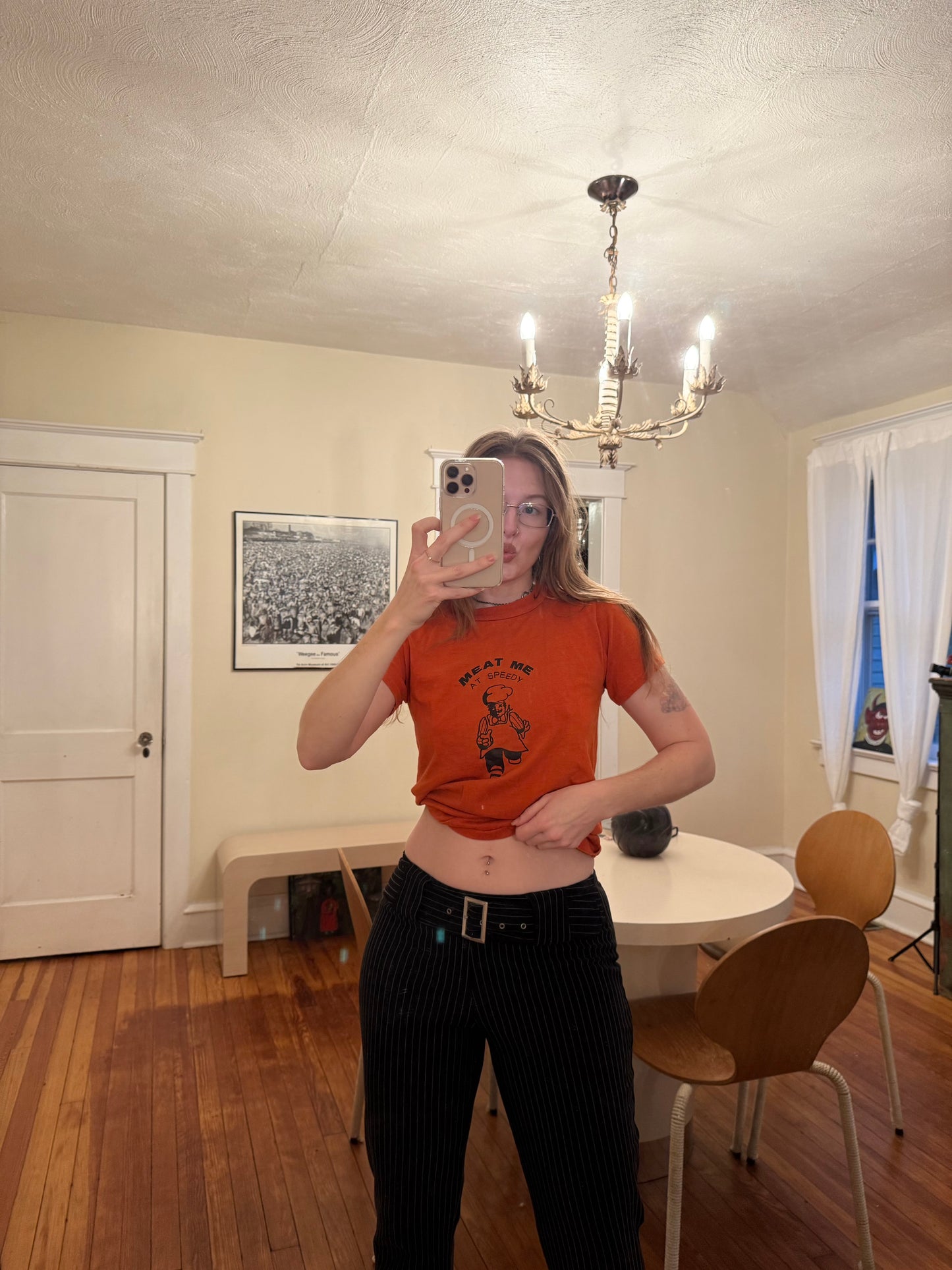 1970s Meat Me at Speedy Sandwich Shop S/M