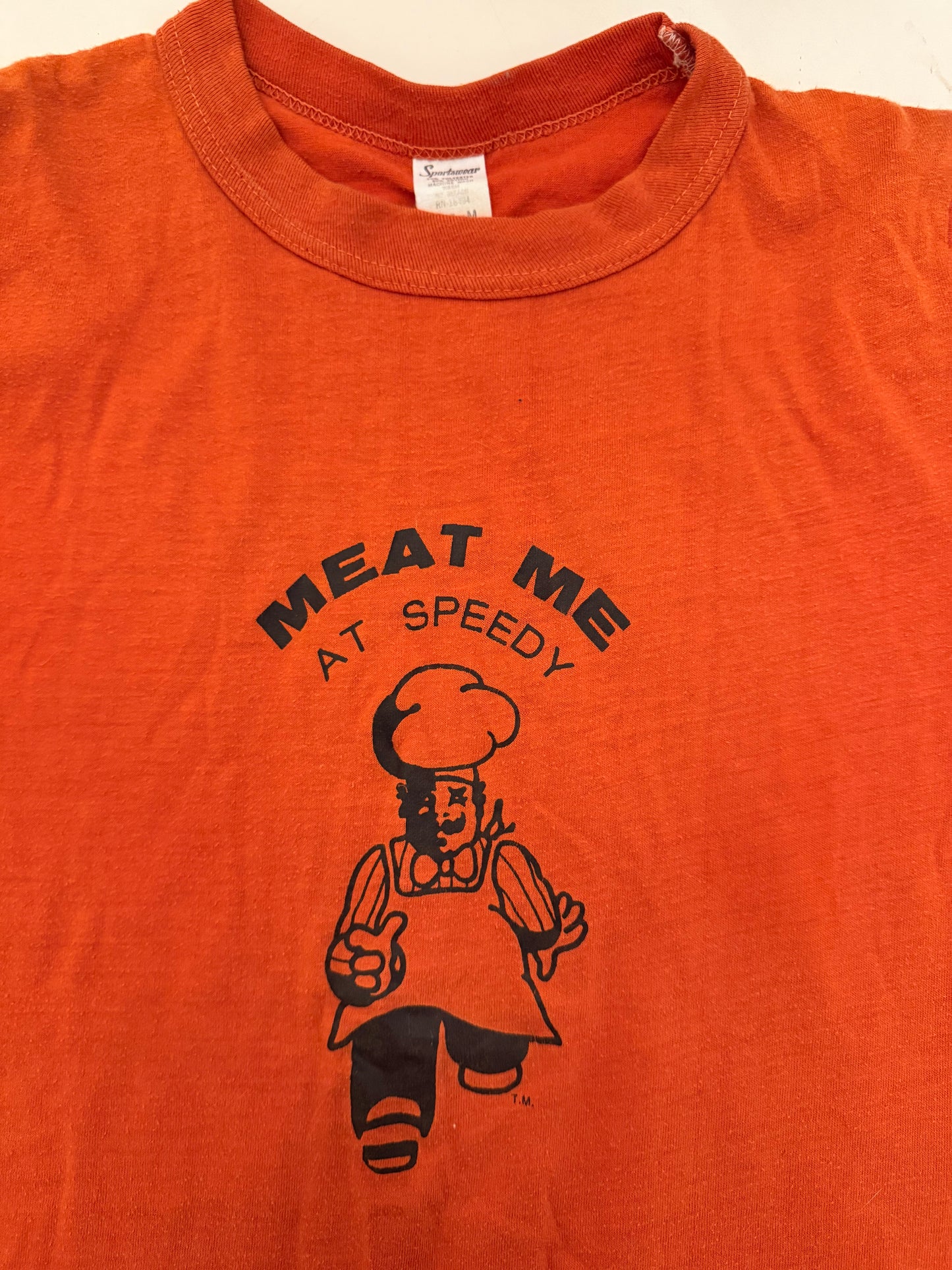 1970s Meat Me at Speedy Sandwich Shop S/M