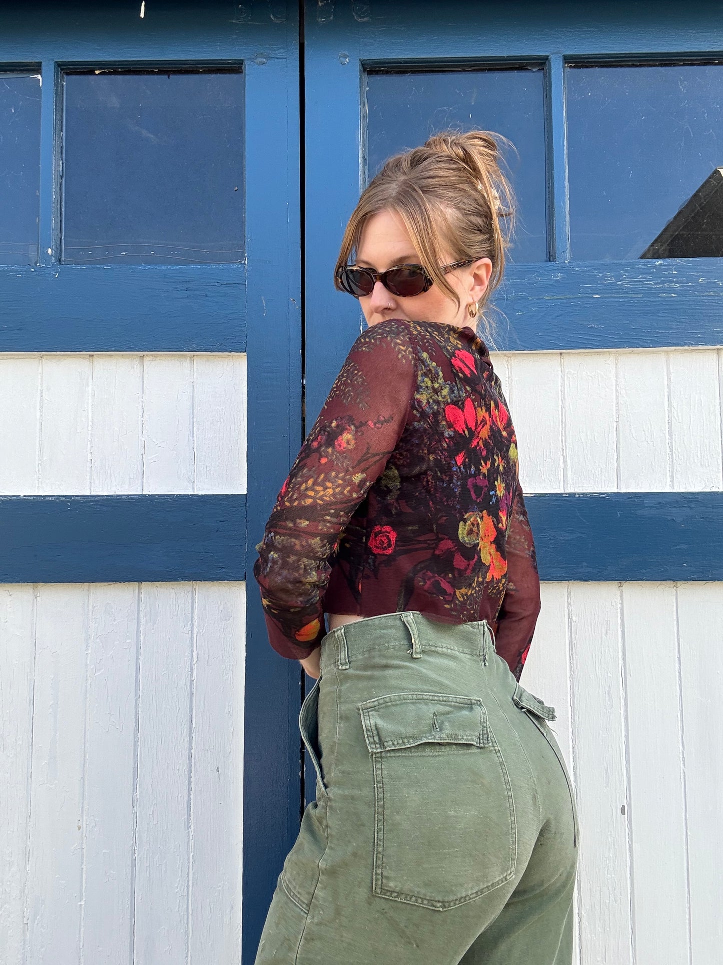 1990s Y2K Jean Paul Gaultier Soleil Top S