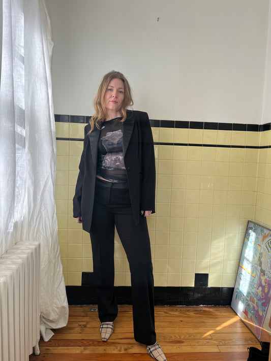 1990s Inc. Brand Black Suit