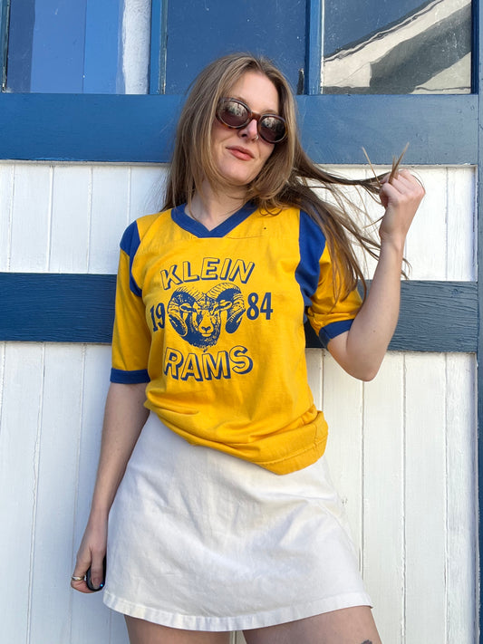 1980s Klein Rams T Shirt M