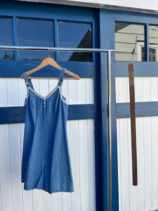 Vintage Denim Romper