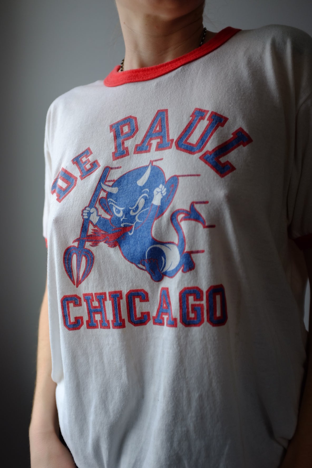 1980s Lil Devil Chicago Tee M