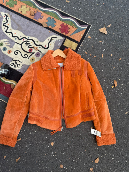 Wilson’s Leather Orange Coat