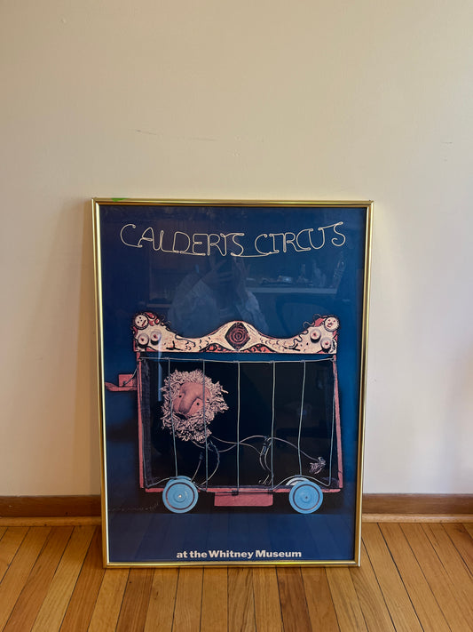 Vintage 1970’s Calder’s Circus Poster