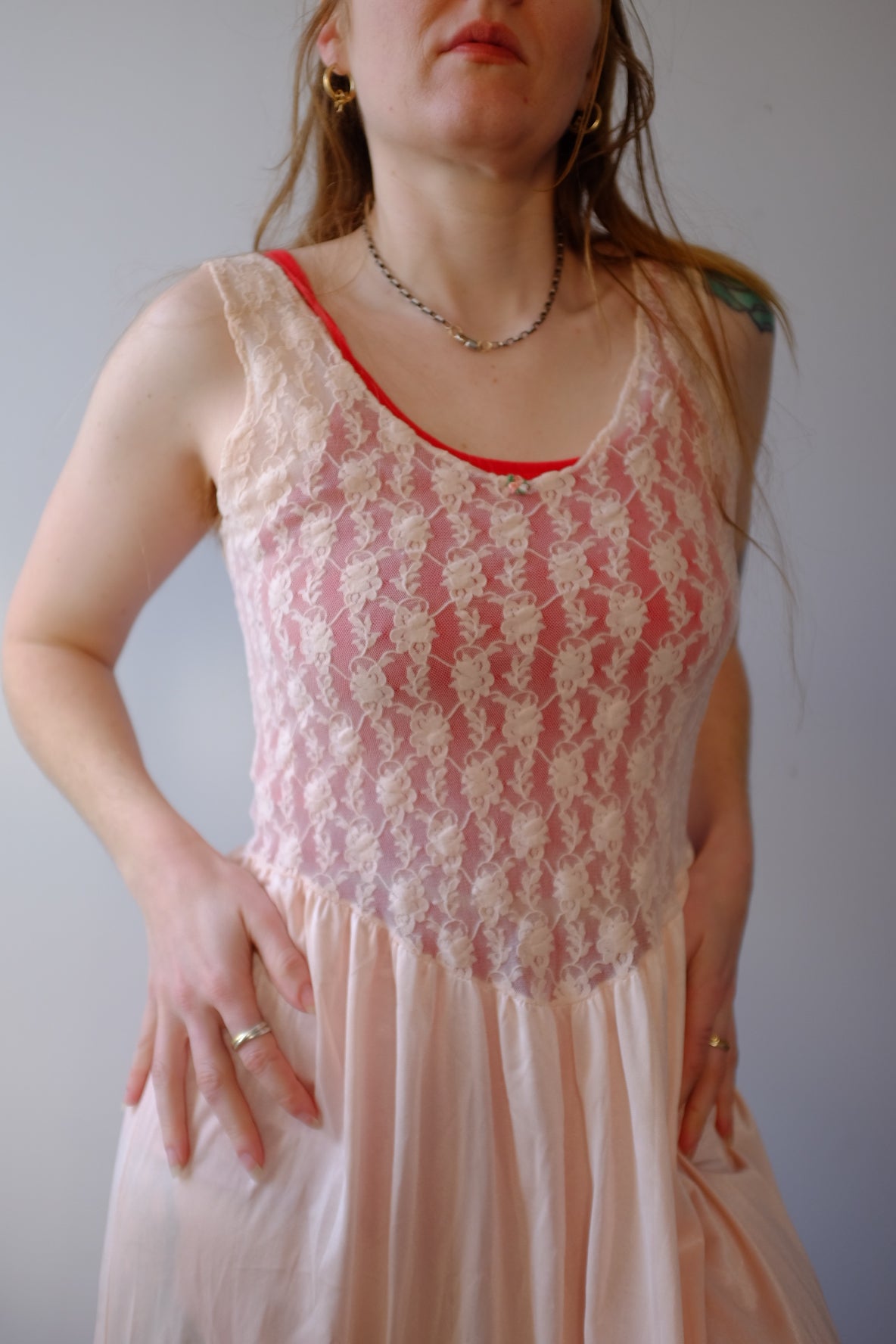 1970’s Lace Slip Dress S-L