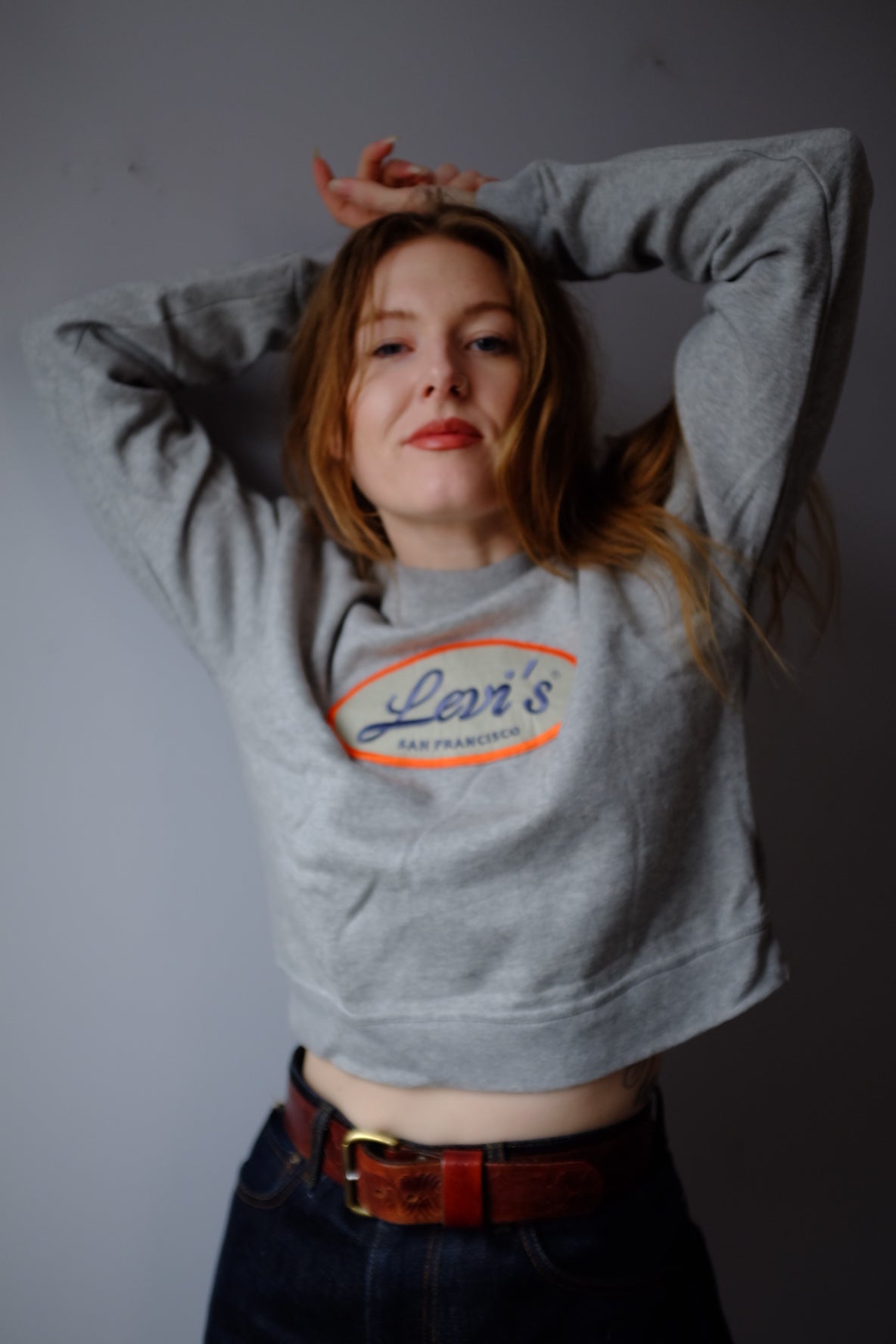 1990s Levi’s Cropped Crew Neck M