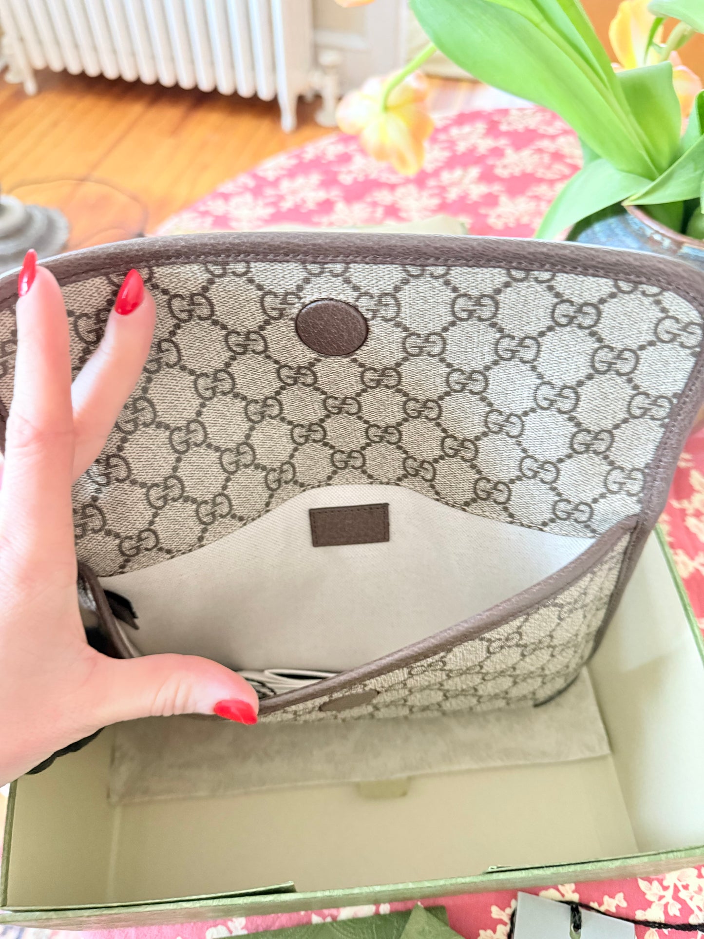 Brown GG Supreme Canvas Neo Vintage Belt Bag