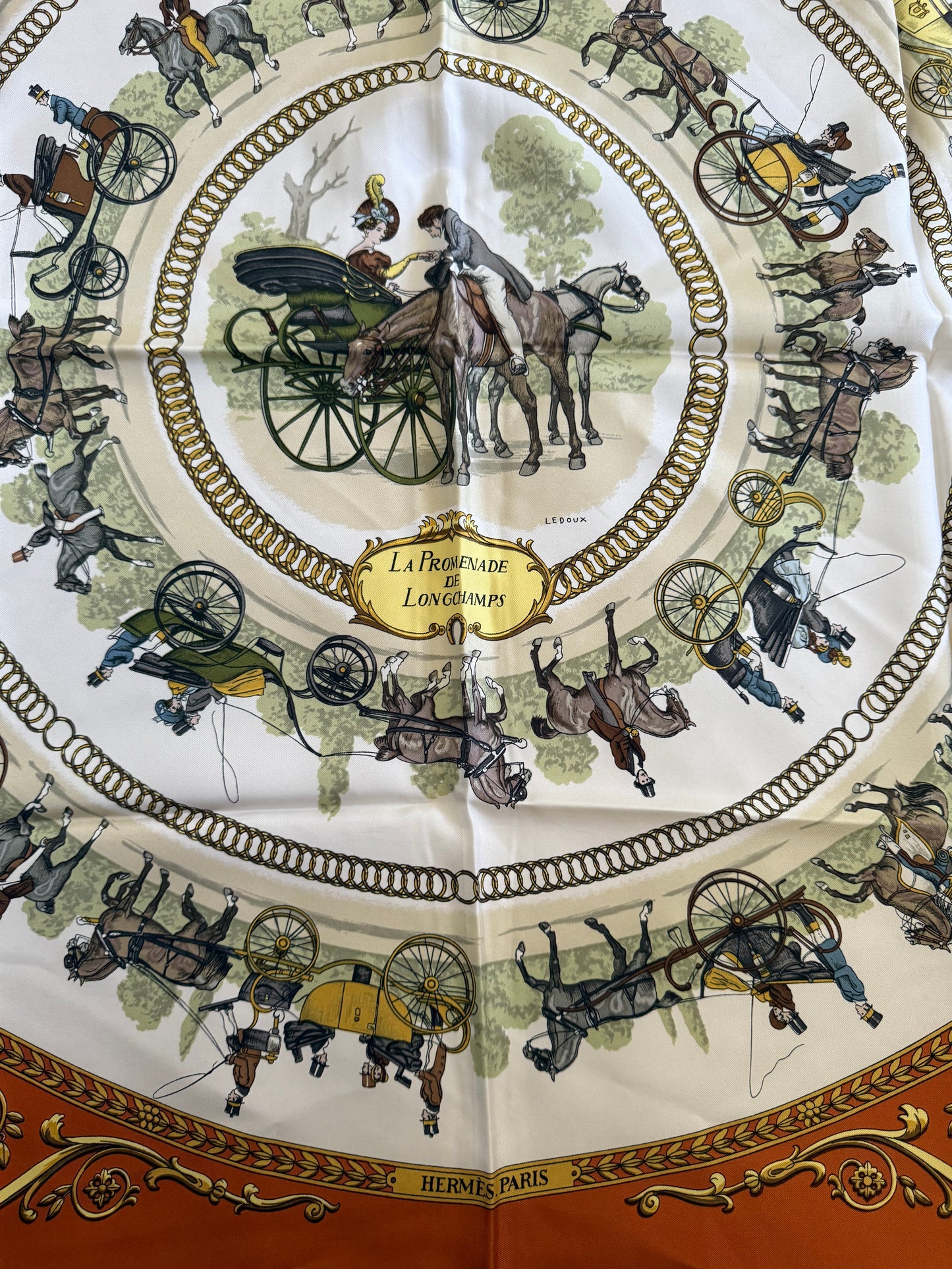 La Promenade de Longchamps Hermes Scarf