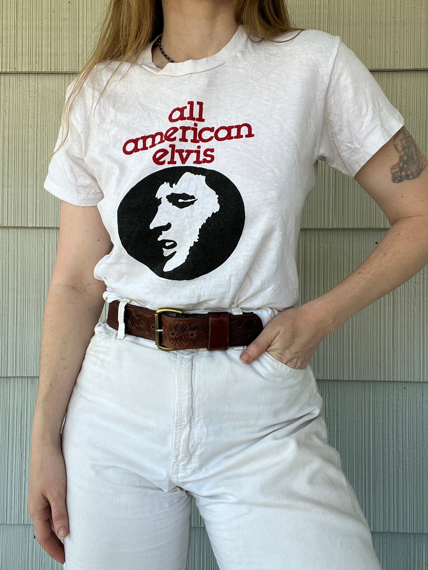 1970s All American Elvis Shirt S