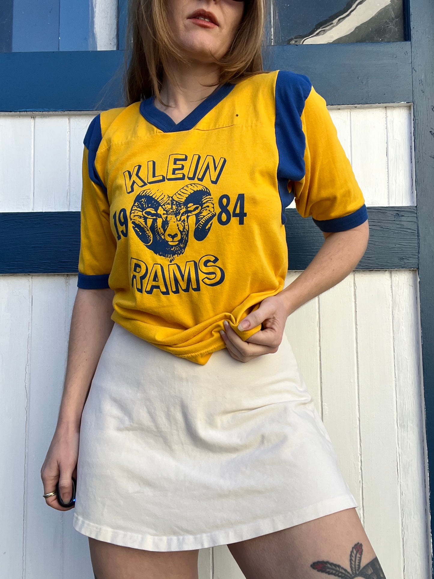 1980s Klein Rams T Shirt M