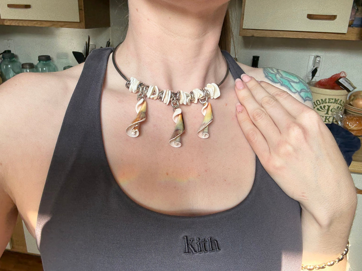 Sterling Silver & Sea Shell Necklace