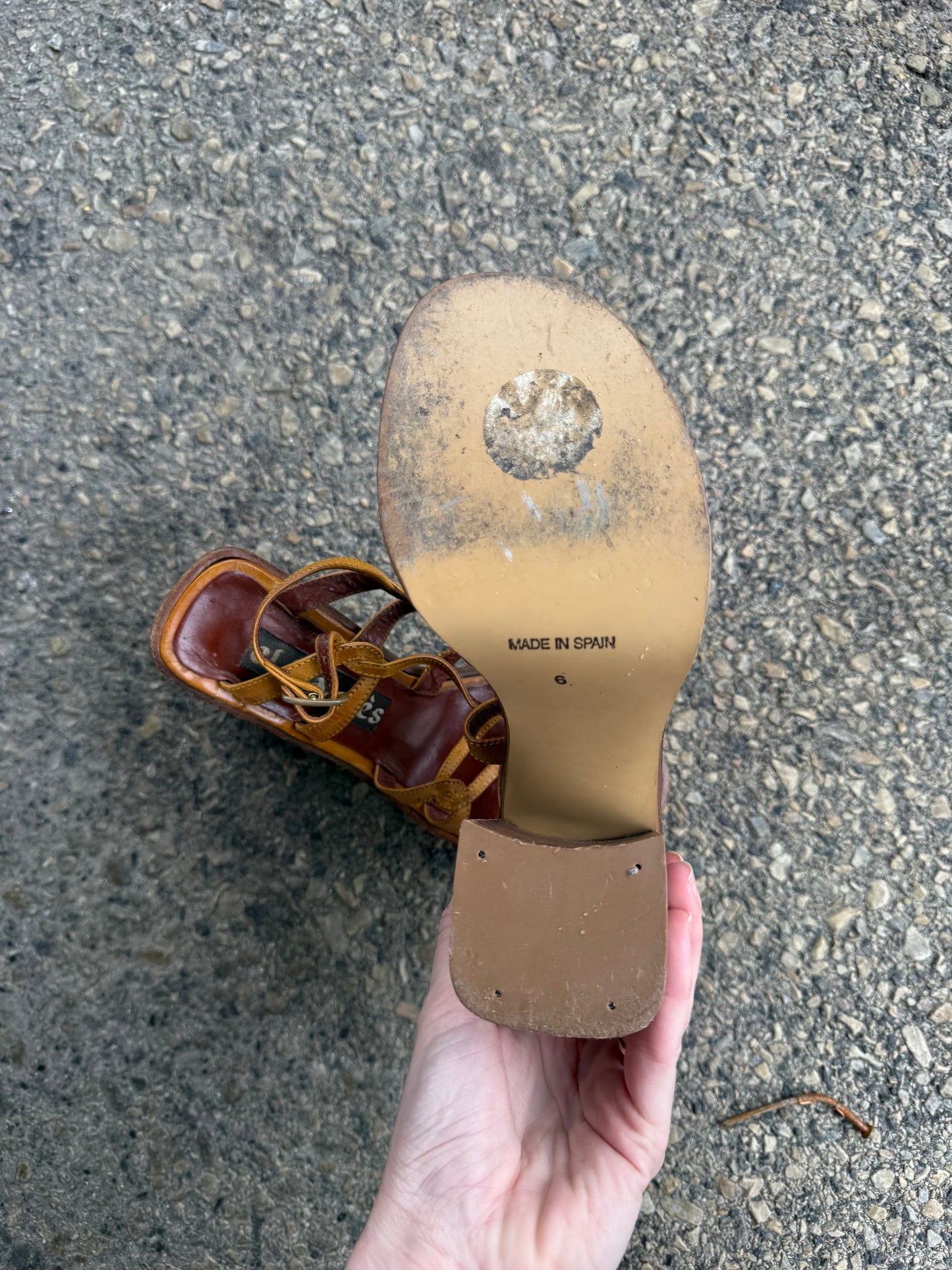 1990s El Dante Platform Sandals