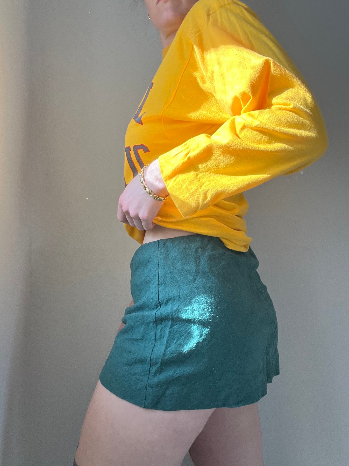 Vintage Yellow Varsity Russell Rugby