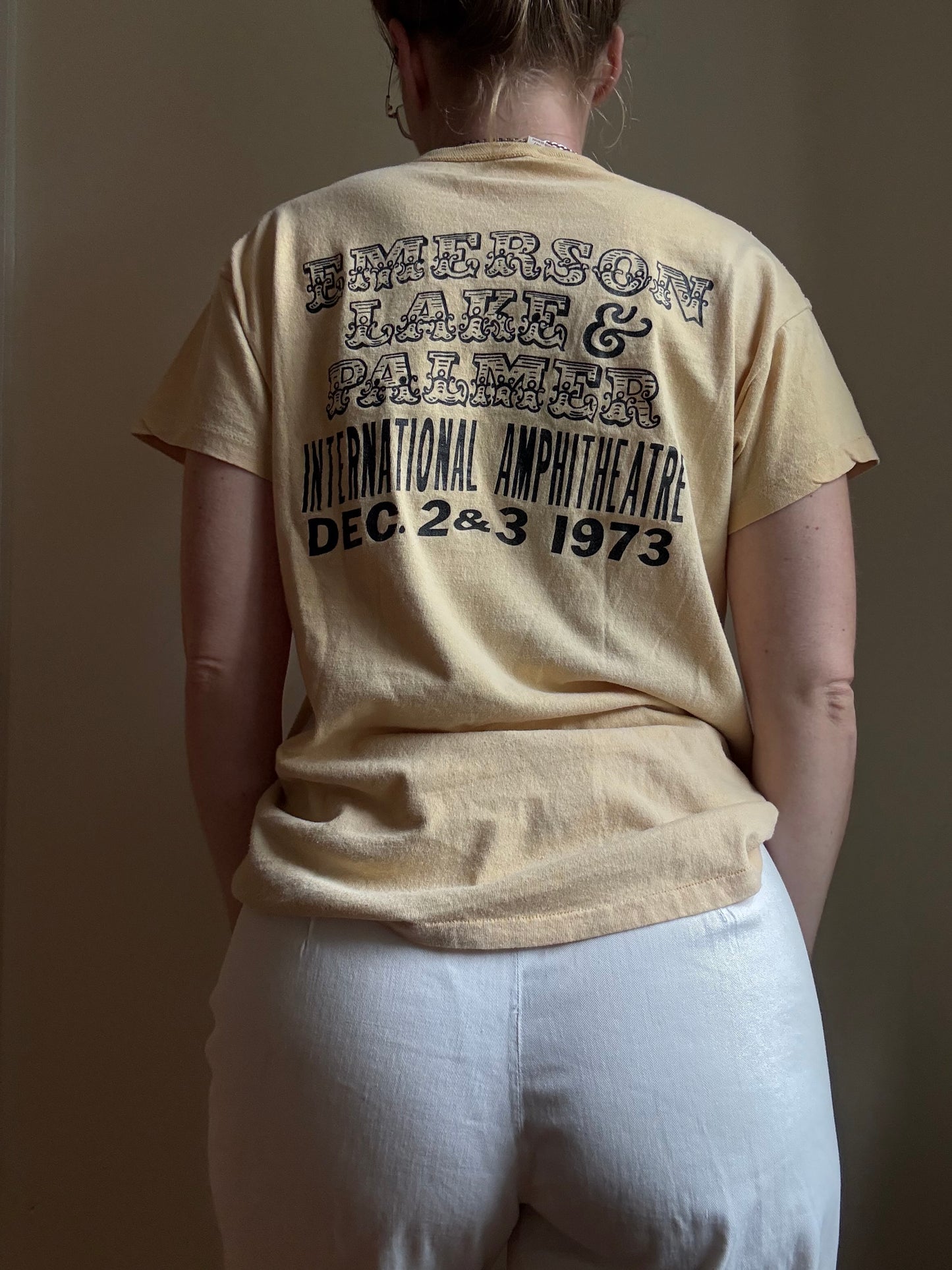 1973 Chicago International Amphitheater Tee Emerson Lake & Palmer