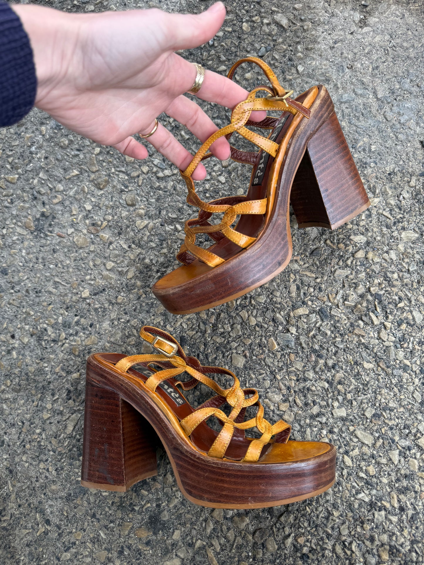 1990s El Dante Platform Sandals