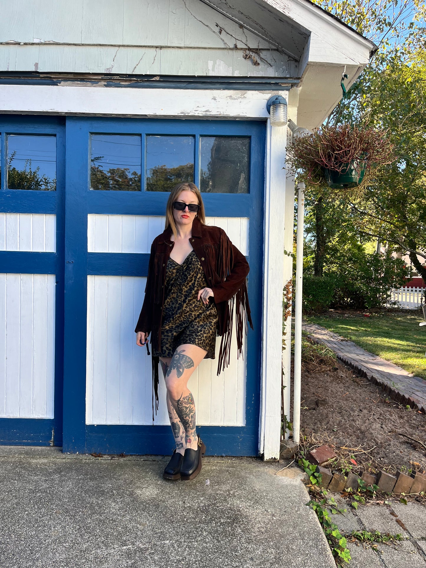 Vintage Fringe Suede Jacket