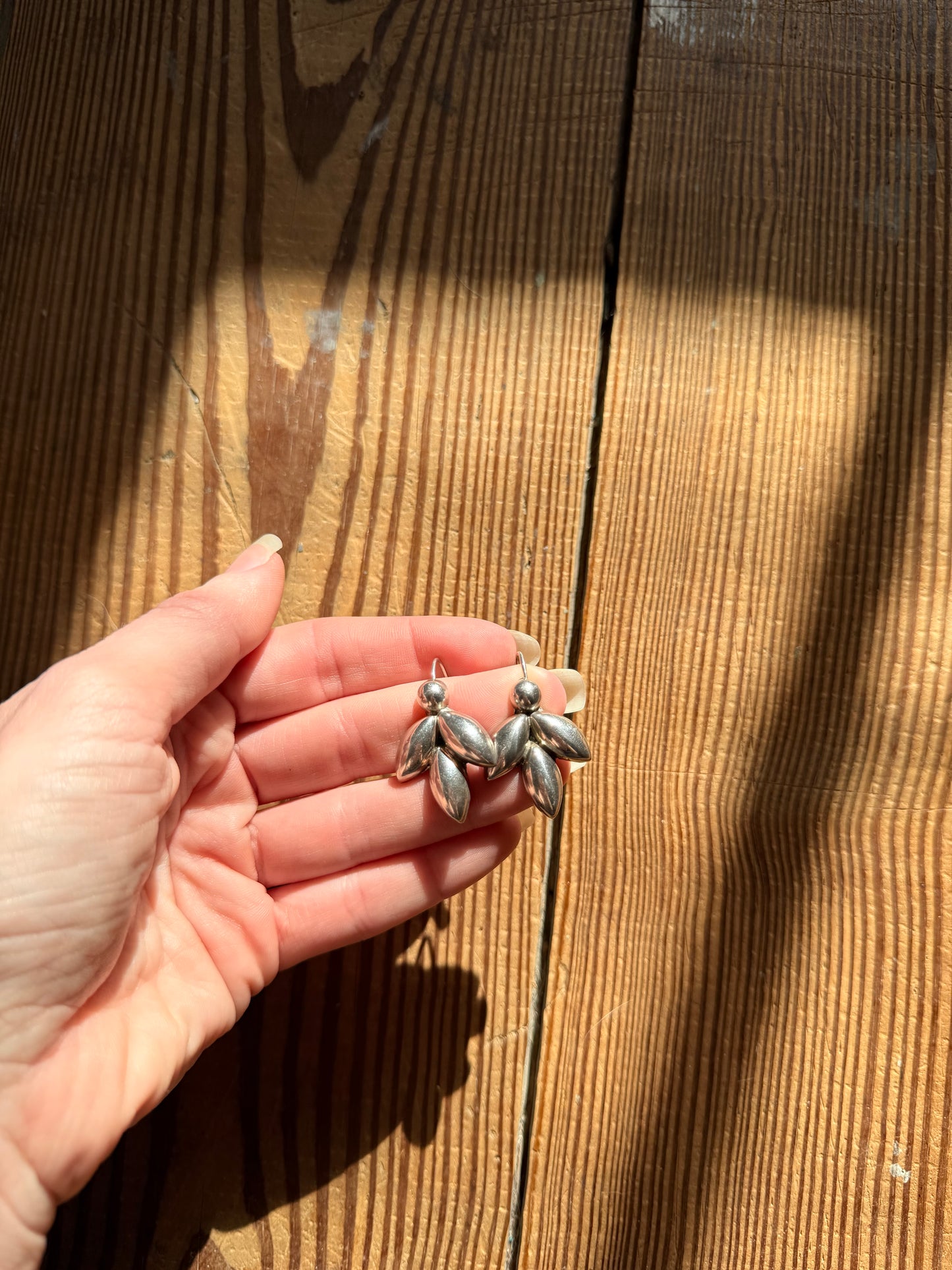 925 Silver Flowerish Earrings