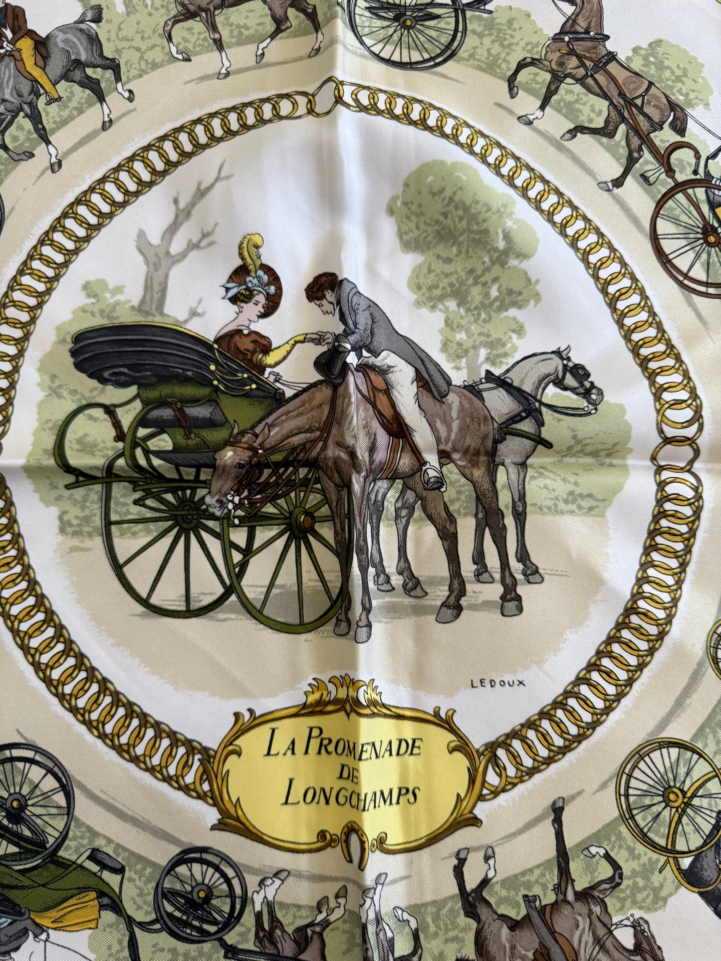 La Promenade de Longchamps Hermes Scarf