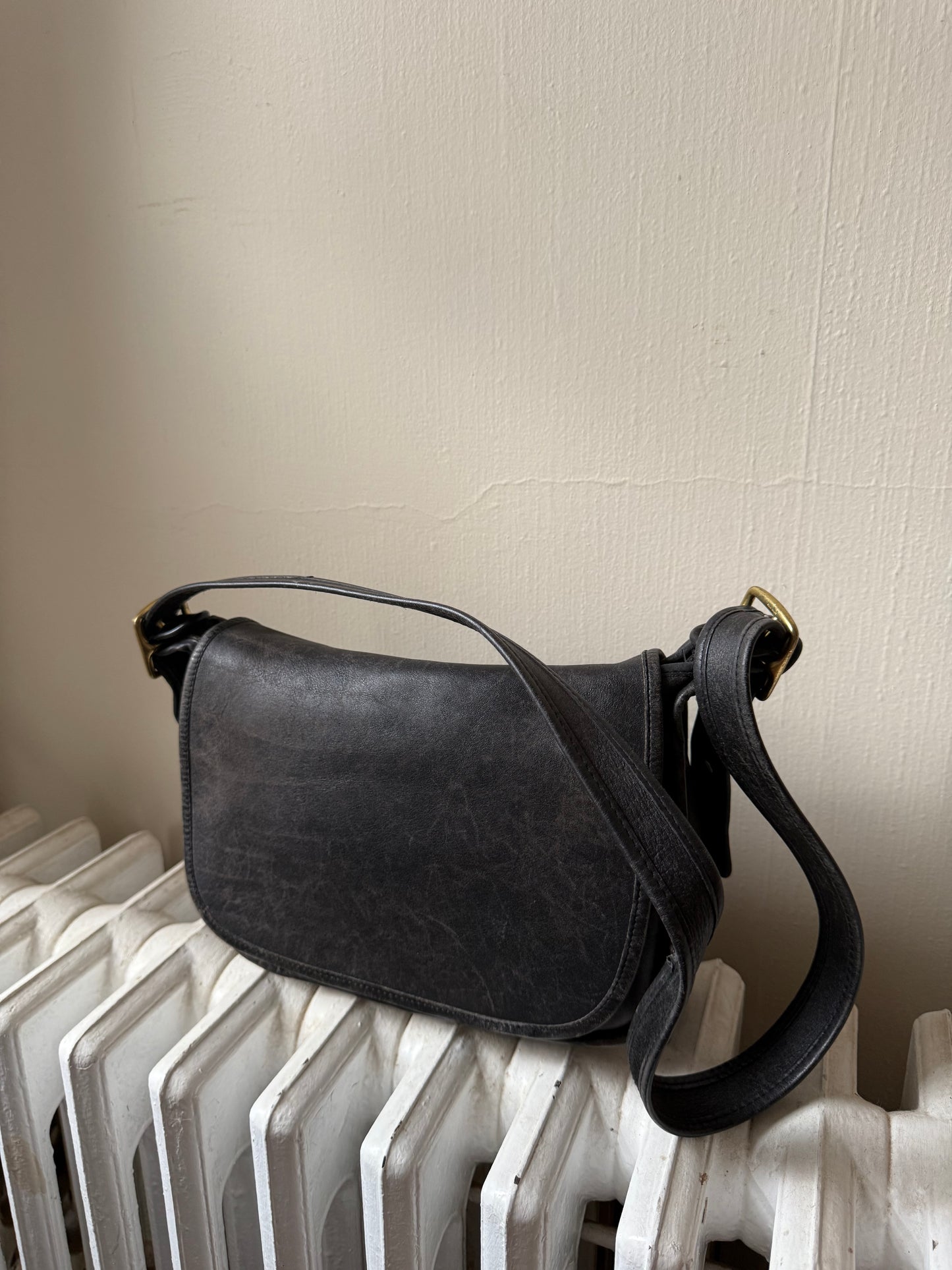Vintage Black Coach Bag Patricia