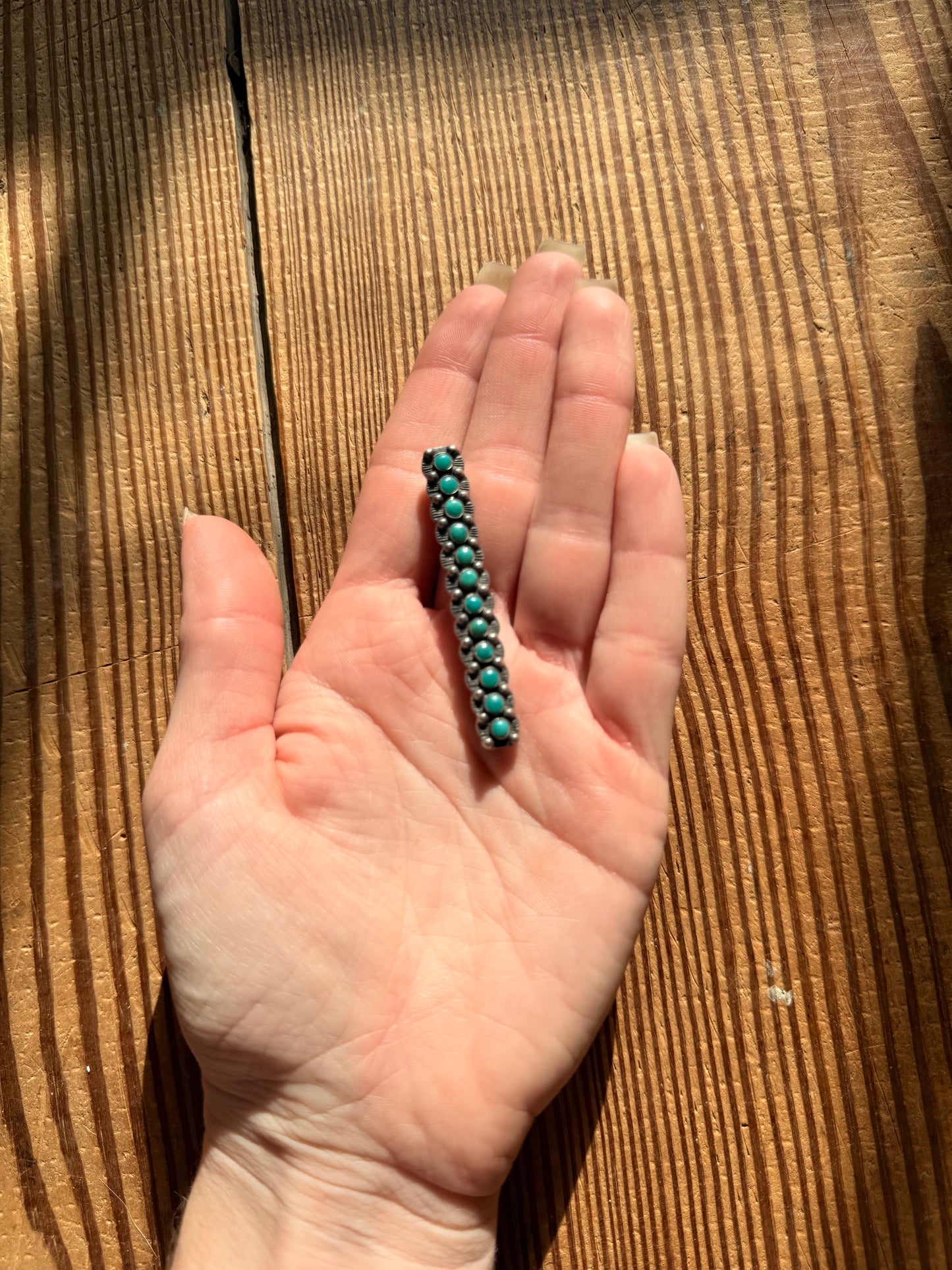 925 Silver Zuni Snake Eye Brooch or Pendant