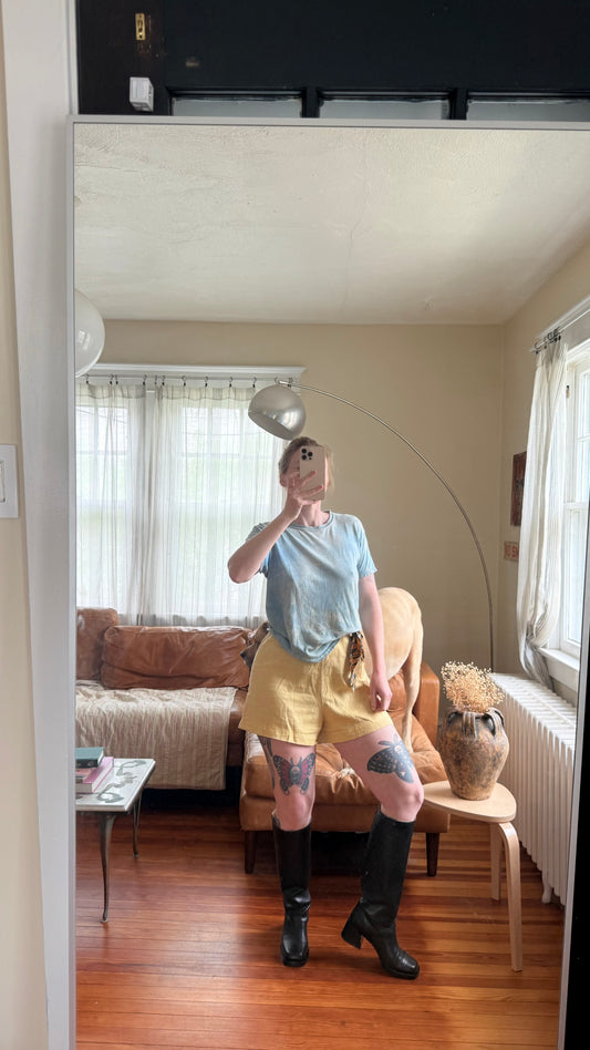 Perfect Boxy Blue Tee