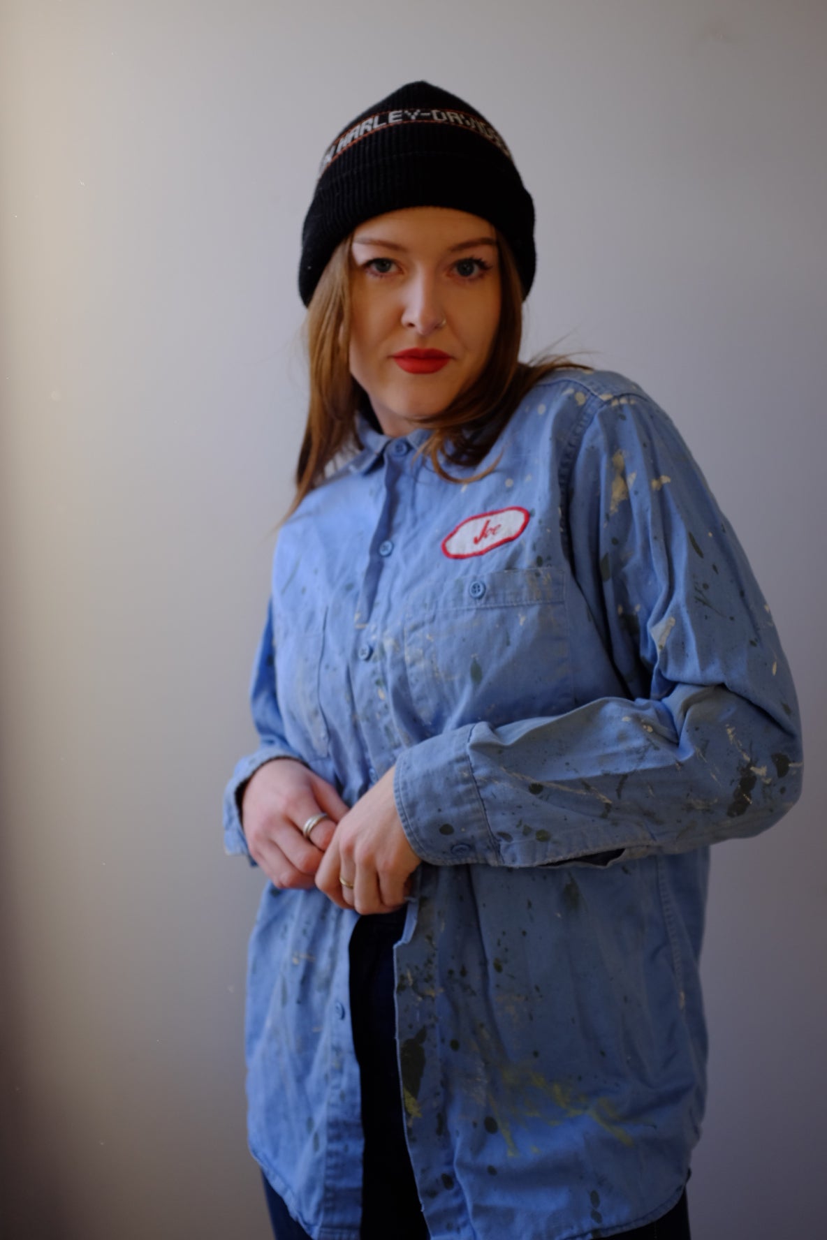 1960’s Blue Button Up Work Wear